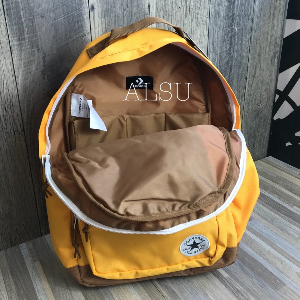 NWT Converse Go Backpack POP Yellow UNISEX AUTHENT - Picture 6 of 8